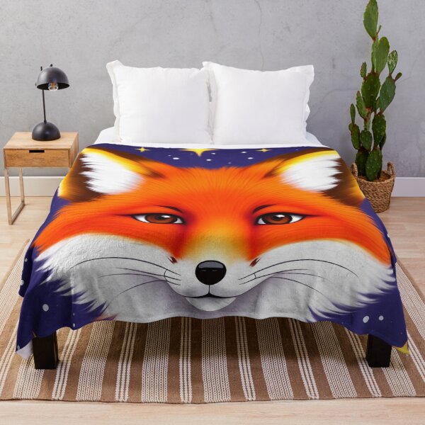 Item preview, Magical Starry Night: Mommy Fox and Baby designed and sold by FriskyLemur.