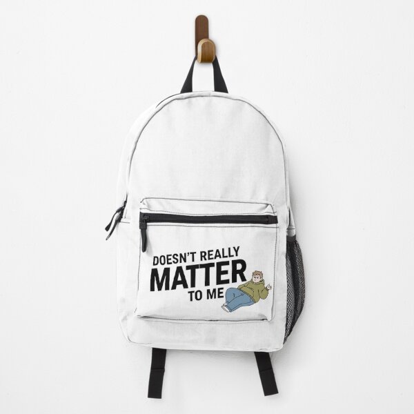 Item preview, Doesn’t Really Matter To Me – Funny Relatable Quote Illustration designed and sold by inaveed.