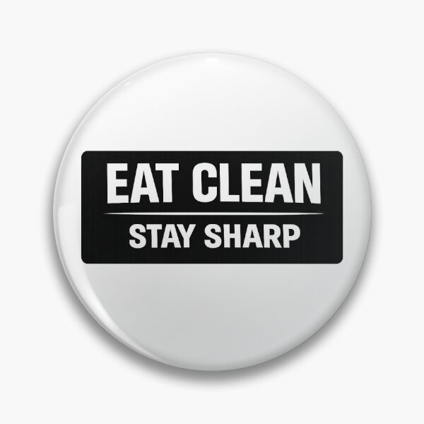 Item preview, Eat Clean. Stay Sharp designed and sold by jekysah.