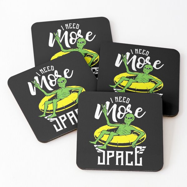 Item preview, I Need More Space - Funny Relaxing Alien Graphic Design designed and sold by MOFAPPAREL.