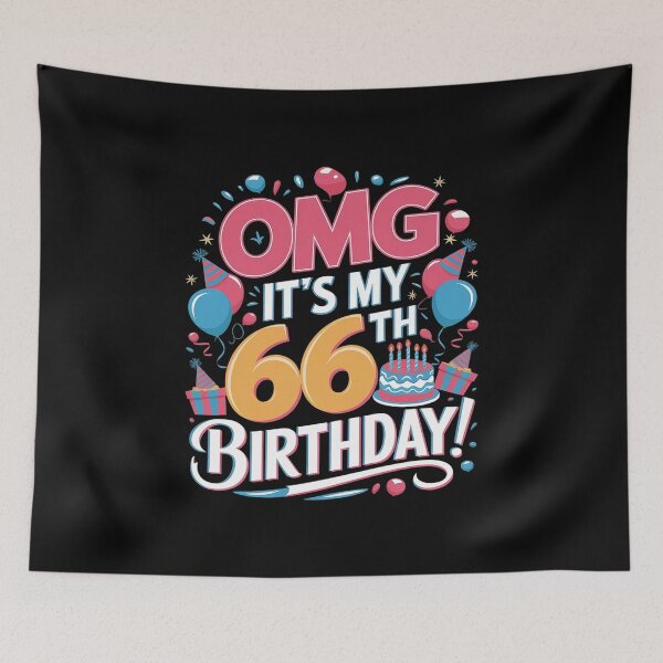 Item preview, OMG It's My 66th Birthday Happy Day To Me You 66 Years Old  designed and sold by MarkLeedsArt.