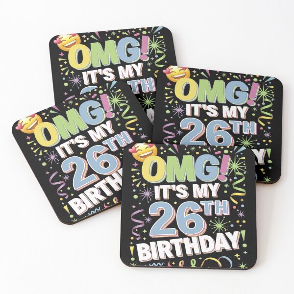 Item preview, OMG! It's My 26th Birthday for 26 Years Old Birthday  designed and sold by MarryIsMonth.