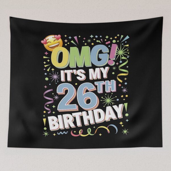 Item preview, OMG! It's My 26th Birthday for 26 Years Old Birthday  designed and sold by MarryIsMonth.