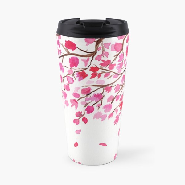 Rain of Cherry Blossoms Travel Mug