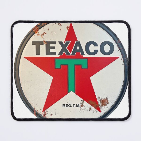 Item preview, Texaco metal round sign #2 designed and sold by WhiteShirtGuy.