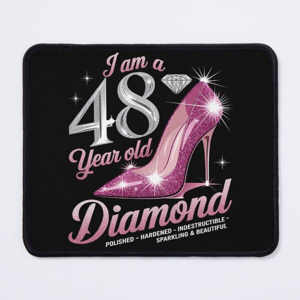 Item preview, I Am A 48 Year Old Diamond, Womens 48th Birthday  designed and sold by AquaKiev.
