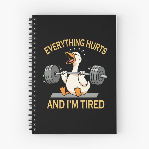Item preview, Exhausted Gym Duck designed and sold by Nocturnal-Vines.