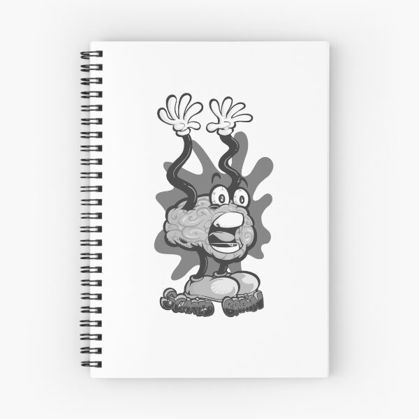 Item preview, Frightened Brain (black and white version) designed and sold by TomiAx.