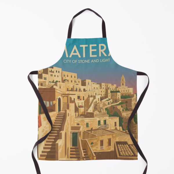 Item preview, A Nostalgic Classic Travel Poster – Italy Matera designed and sold by Blok45.