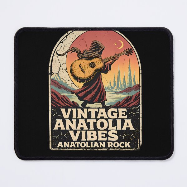 Item preview, Vintage Anatolia Vibes - Retro 70s Psychedelic Rock Art designed and sold by etuvibes.