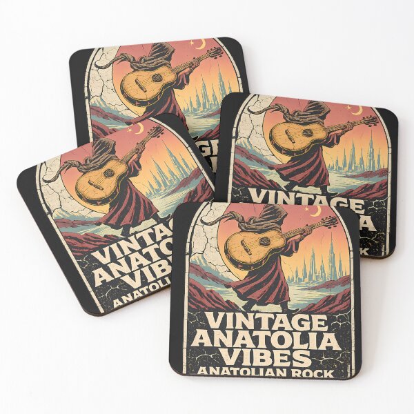 Item preview, Vintage Anatolia Vibes - Retro 70s Psychedelic Rock Art designed and sold by etuvibes.