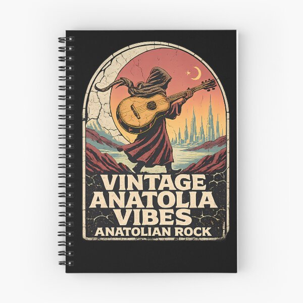 Item preview, Vintage Anatolia Vibes - Retro 70s Psychedelic Rock Art designed and sold by etuvibes.