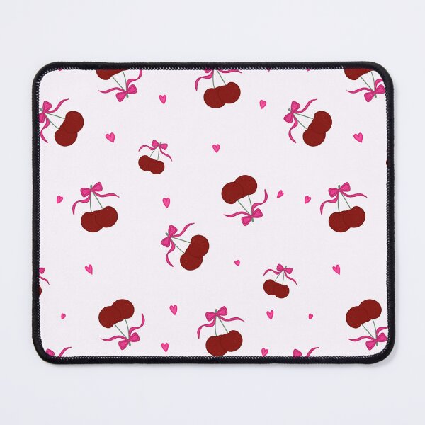Item preview, Cute Cherry Bow Kawaii Fruit Pink Ribbon Cherry designed and sold by Kuntalee.