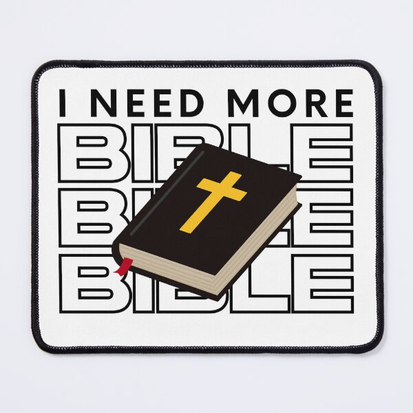 Item preview, I Need More Bible – Faith and Scripture Christian Typography Design designed and sold by MoriaStore.