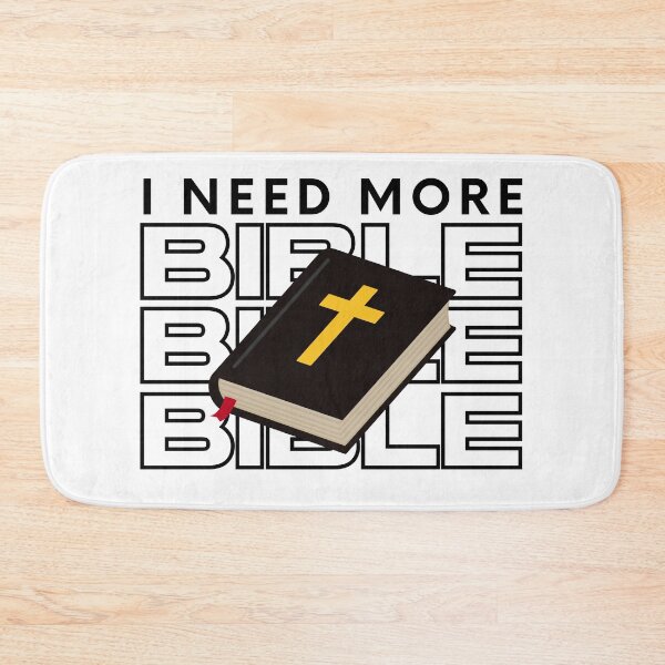 Item preview, I Need More Bible – Faith and Scripture Christian Typography Design designed and sold by MoriaStore.