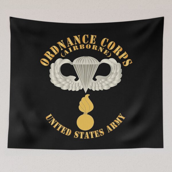 Item preview, Army - Ordnance Corps w Airborne Badge - Br X 300 designed and sold by Military Insignia Products.