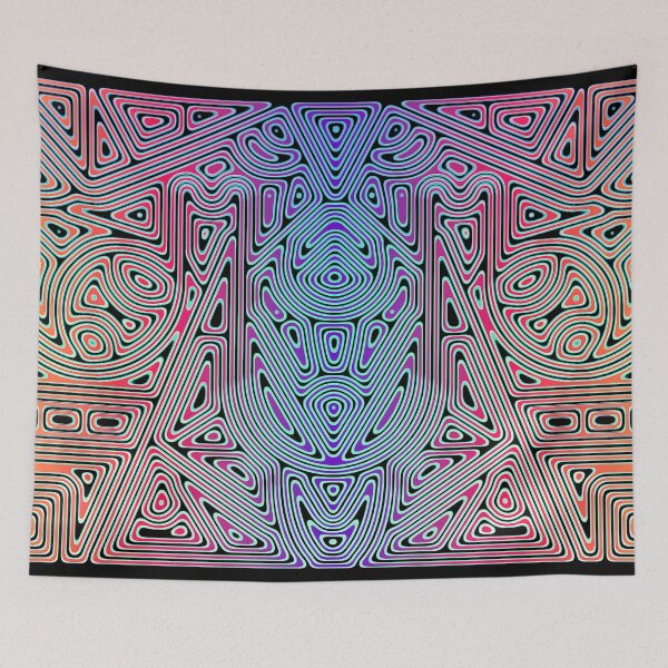 Item preview, abstract geometric landscape 3 designed and sold by chambergambit.