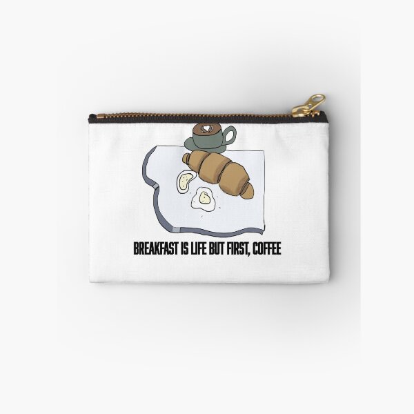 Item preview, Breakfast Coffee, Egg & Croissant Illustration designed and sold by Najomiartstudio.