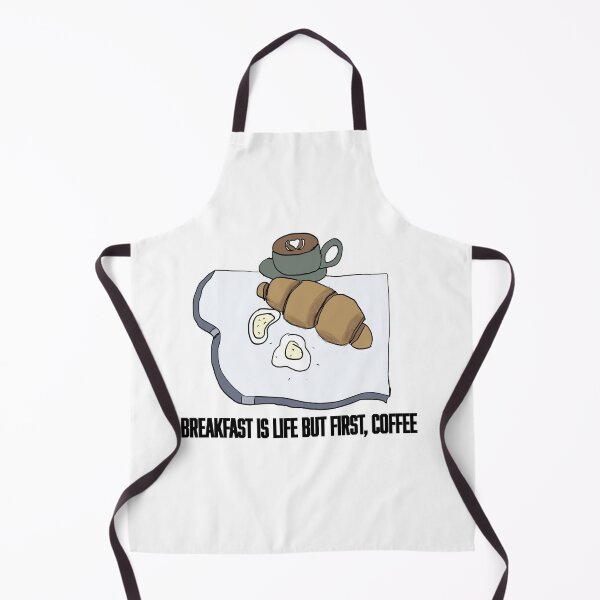 Item preview, Breakfast Coffee, Egg & Croissant Illustration designed and sold by Najomiartstudio.