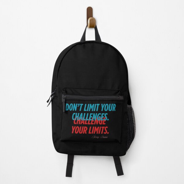 Item preview, "Don’t limit your challenges. Challenge your limits." – Jerry Dunn designed and sold by JokeAndStyle.