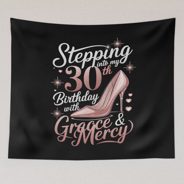 Item preview, Stepping Into My 30th Birthday Women 30 Year Old Bday  designed and sold by MarryIsMonth.