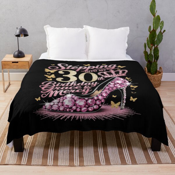 Item preview, Stepping Into My 30th Birthday With God's Grace & Mercy Cute  designed and sold by MarkLeedsArt.