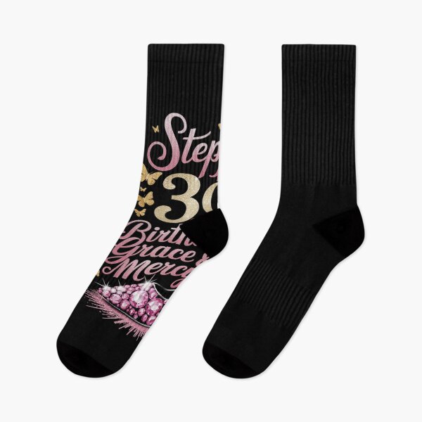 Item preview, Stepping Into My 30th Birthday With God's Grace & Mercy Cute  designed and sold by MarkLeedsArt.