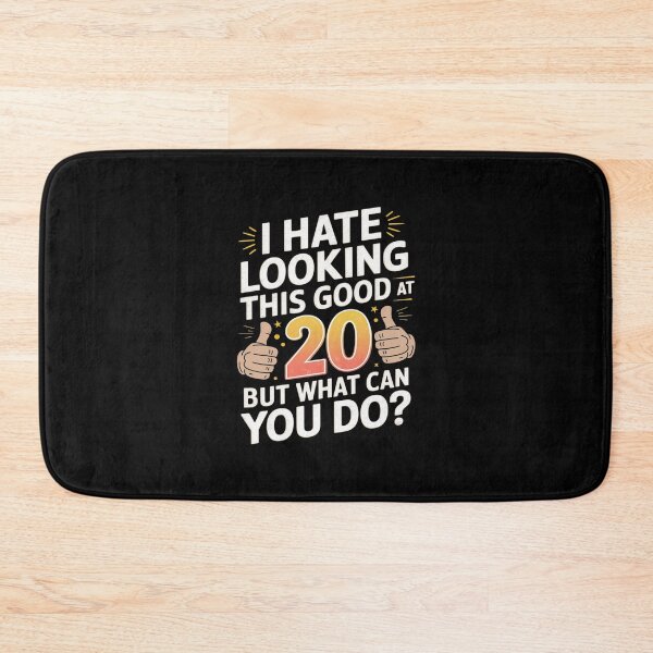 Item preview, I Hate Looking This Good At 20 Years, Mens 20th Birthday  designed and sold by AquaKiev.