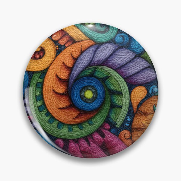 Item preview, New Zealand Māori Paua Pattern Koru Design 756 designed and sold by GrinGalore.