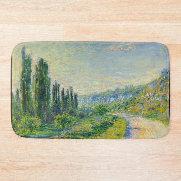 Item preview, La Route De Vetheuil by Claude Monet: Tranquil Impressionist Landscape Poster designed and sold by artofuniverse.