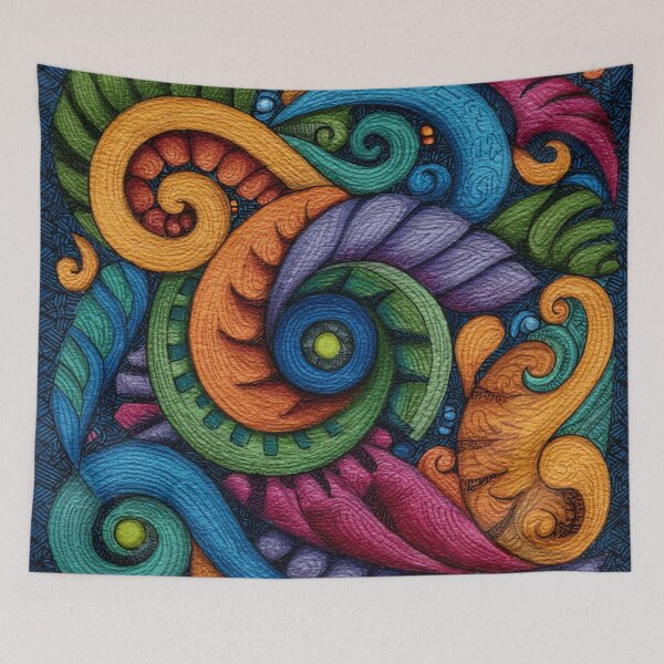 Item preview, New Zealand Māori Paua Pattern Koru Design 756 designed and sold by GrinGalore.