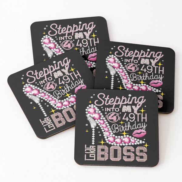 Item preview, Stepping Into My 49th Birthday Like A Boss Happy Birthday Me  designed and sold by MarkLeedsArt.