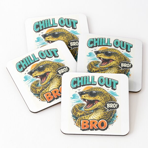 Item preview, #CHILL OUT BRO moray  designed and sold by TIPOTENIOS.
