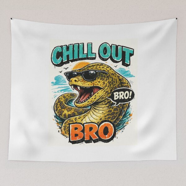 Item preview, #CHILL OUT BRO moray  designed and sold by TIPOTENIOS.