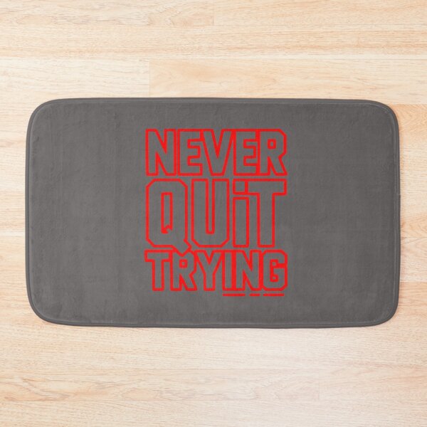 Item preview, Never Quit Trying | Red Print  designed and sold by freshwear design.