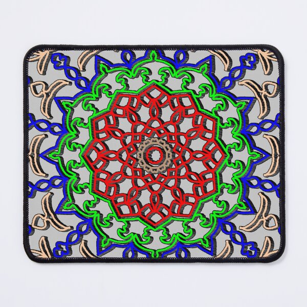 Item preview, Intricate Mandala with Red Core and Radiant Layers designed and sold by nighttime1990.