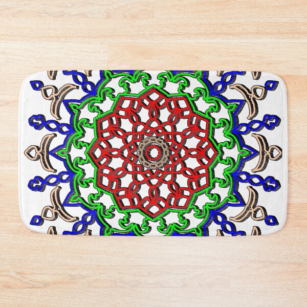 Item preview, Intricate Mandala with Red Core and Radiant Layers designed and sold by nighttime1990.