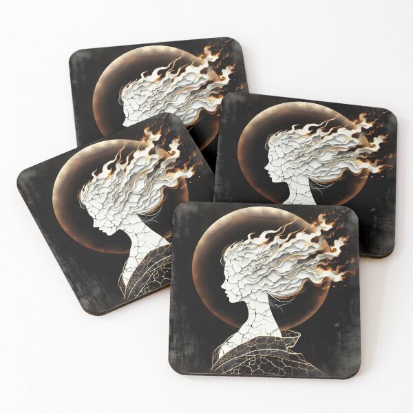 Item preview, Black White and Gold, Ai Generated Art  designed and sold by ACC .