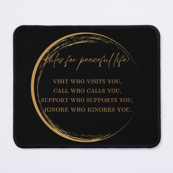 Item preview, Rules for peaceful life designed and sold by JokeAndStyle.