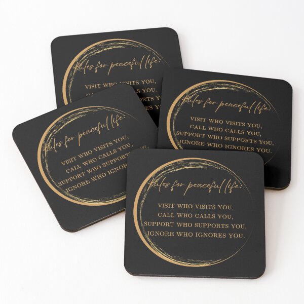 Item preview, Rules for peaceful life designed and sold by JokeAndStyle.