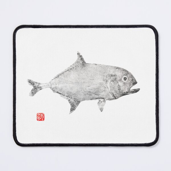 Item preview, Japanese Gyotaku Trevally designed and sold by MaluGyotaku.