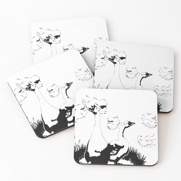 Item preview, Geese under attack designed and sold by fe-craft.