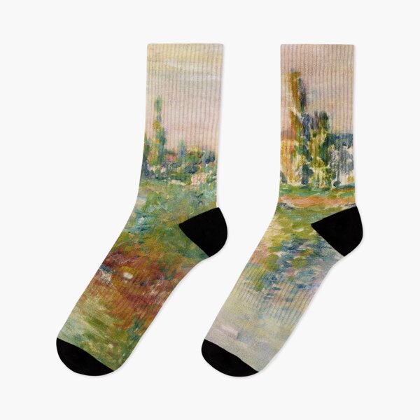 Item preview, La Seine a Lavacourt by Claude Monet: Dreamy Impressionist River Landscape Poster designed and sold by artofuniverse.