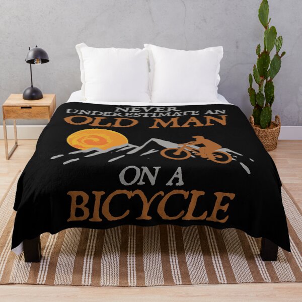 Item preview, Bicycle old man vintage funny saying designed and sold by MaximWundersee.