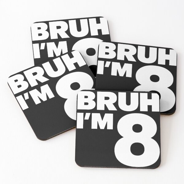 Item preview, Bruh I'm 8 - 8th Birthday Boy or Girl designed and sold by ZBIFBOUETLA.