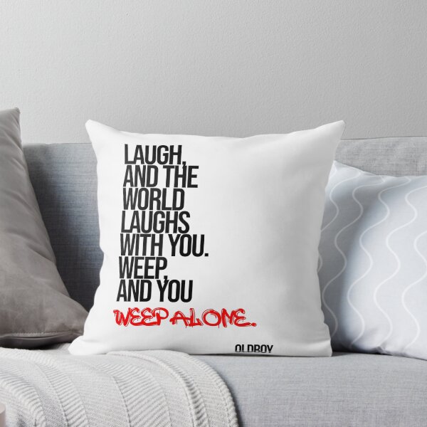 Item preview, Oldboy Quote Typography (Laugh & Weep) designed and sold by Enea Kelo.