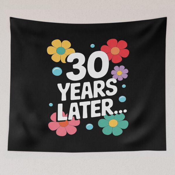 Item preview, Thirty Years Later 30 Year Old 30th Birthday Party  designed and sold by MarkLeedsArt.
