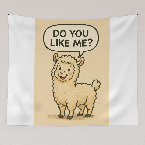 Item preview, #DO YOU LIKE ME ? Alpaca designed and sold by TIPOTENIOS.