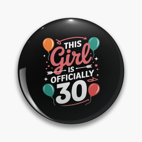 Item preview, This Girl Is Officially 30 Birthday Old Age Years Girls  designed and sold by MarryIsMonth.