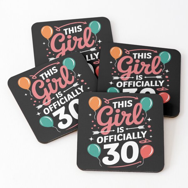 Item preview, This Girl Is Officially 30 Birthday Old Age Years Girls  designed and sold by MarryIsMonth.
